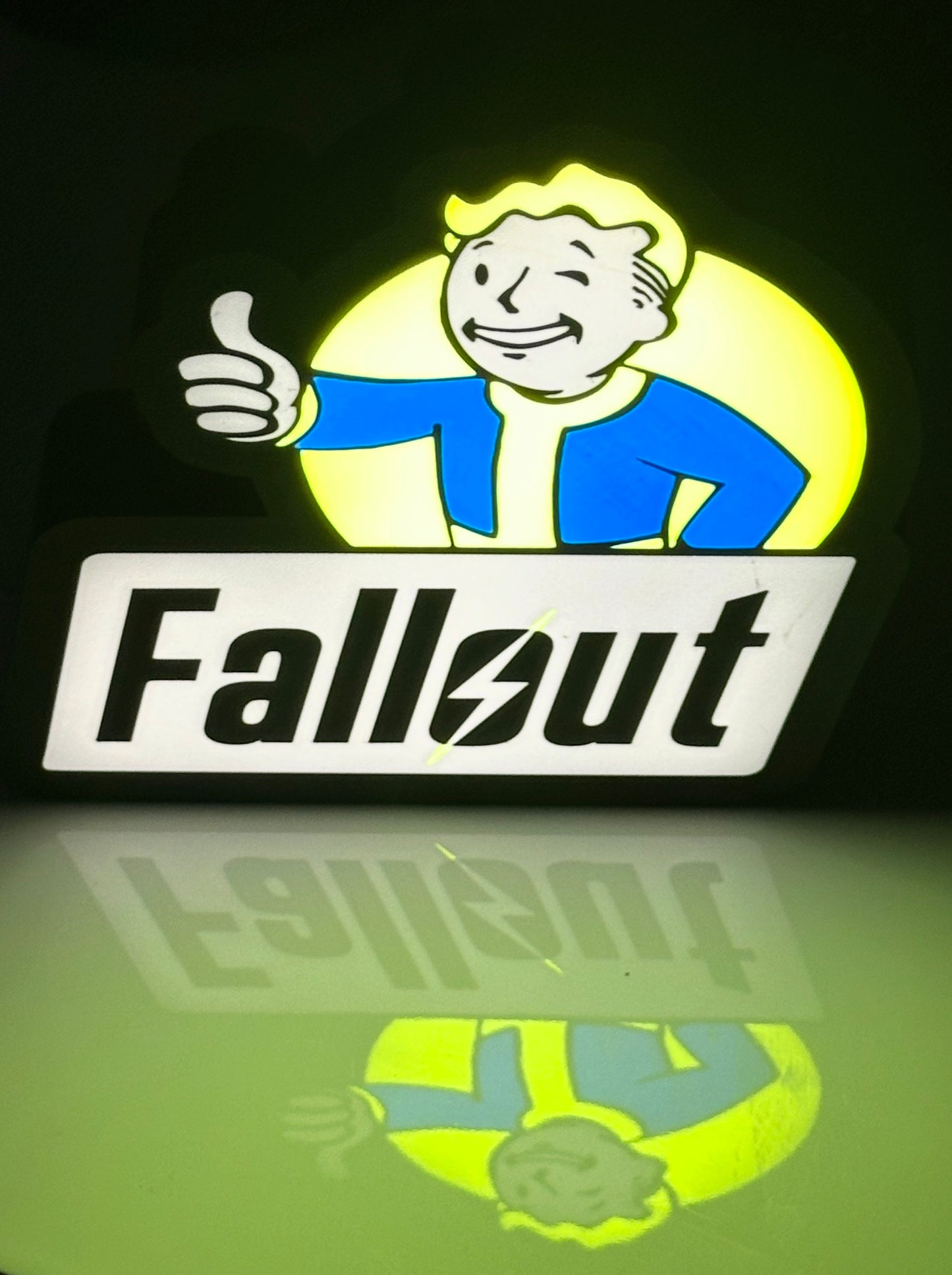 Fallout LED Light Box Vault Boy