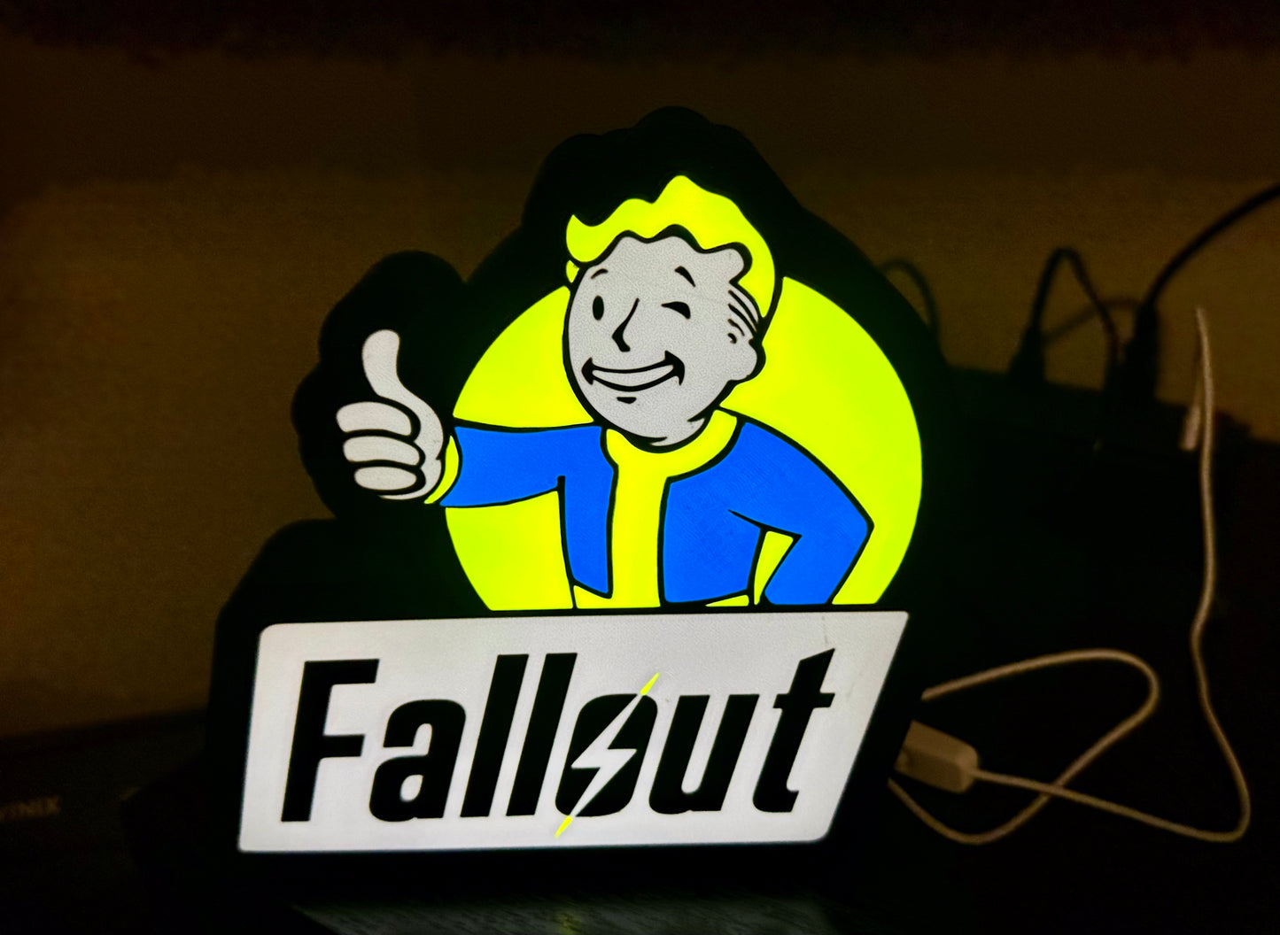 Fallout LED Light Box Vault Boy